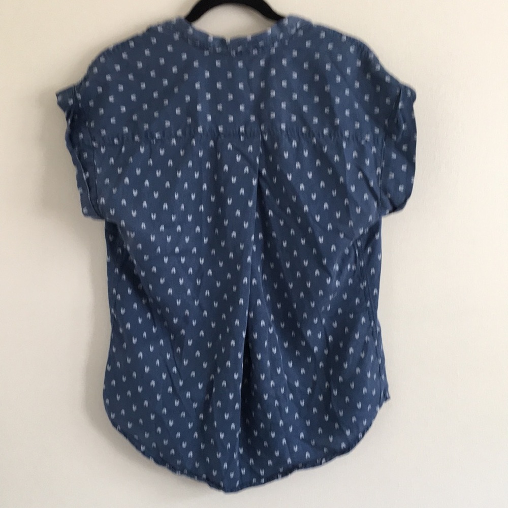 Blue Button-Up - Picture 3 of 4